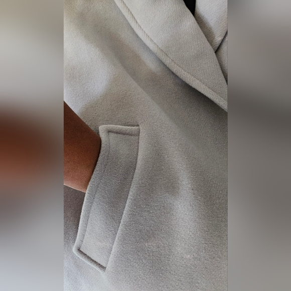 Zara Women's Soft Ligth Blue Trench Coat - Picture 7 of 14